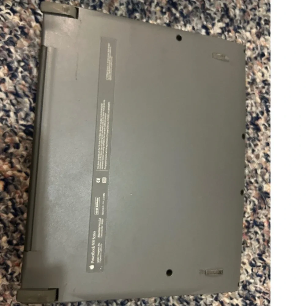 Vintage Apple Macintosh PowerBook 500 Series Laptop Computer Untested For Parts